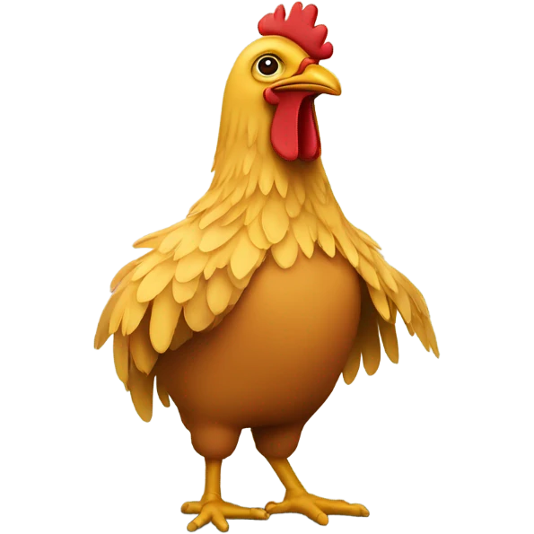 Chicken man emoji