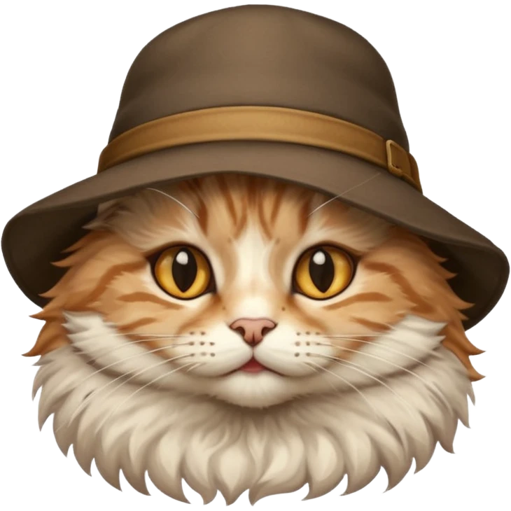 Cat with hat emoji