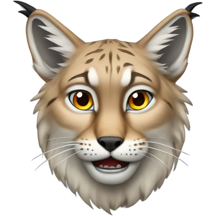 Scared lynx emoji