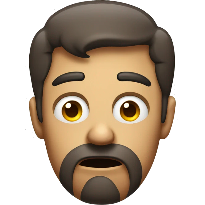 face emoji concerned and judging person thats slightly disgusted emoji