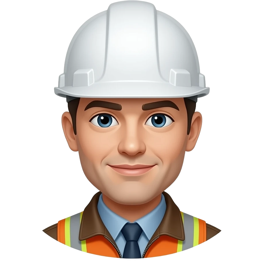 Ingeniera con casco blanco emoji