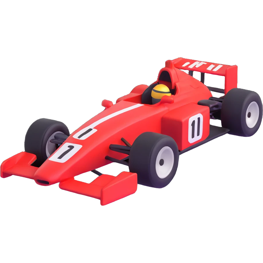 red race car emoji