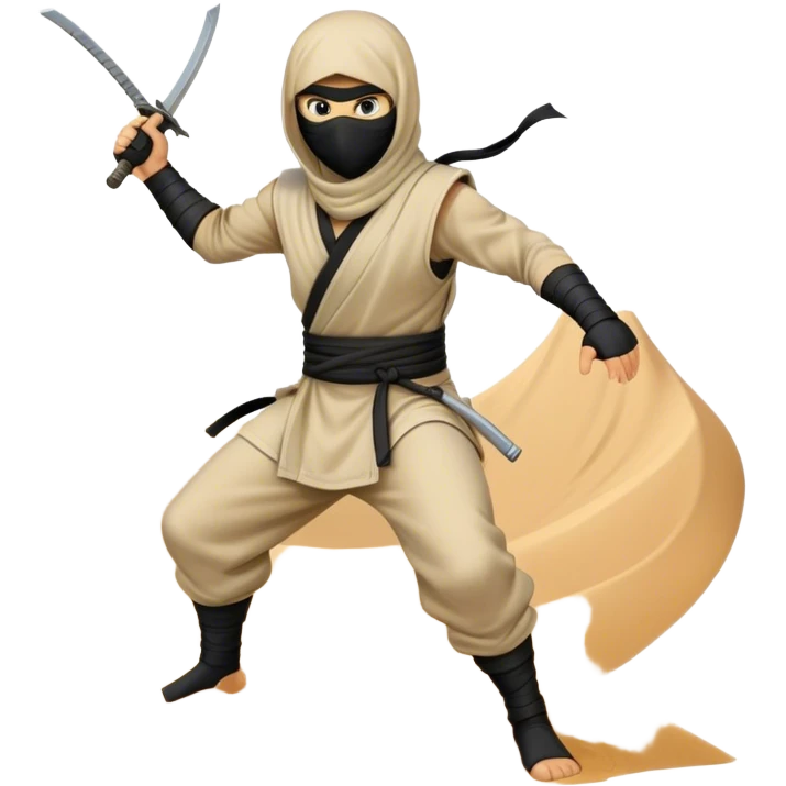 ninja and Arabia  emoji