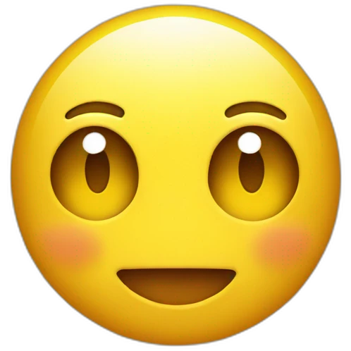 ios yellow face emoji smiling and showing the bird emoji