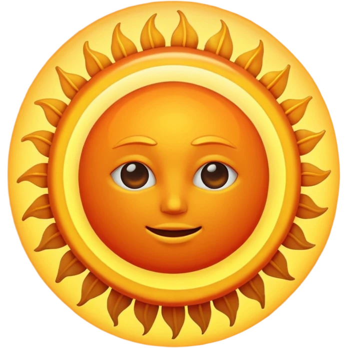 ancient sun emoji