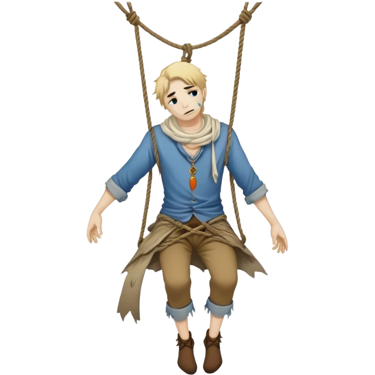 Hanged man emoji