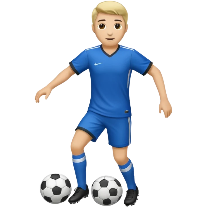 soccer player emoji