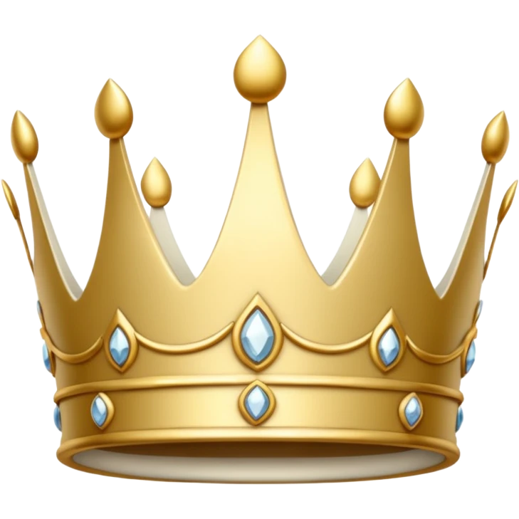 white crown emoji