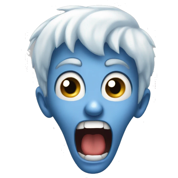 screaming because your confused  emoji