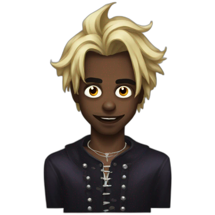 Playboy Carti as a vampire emoji
