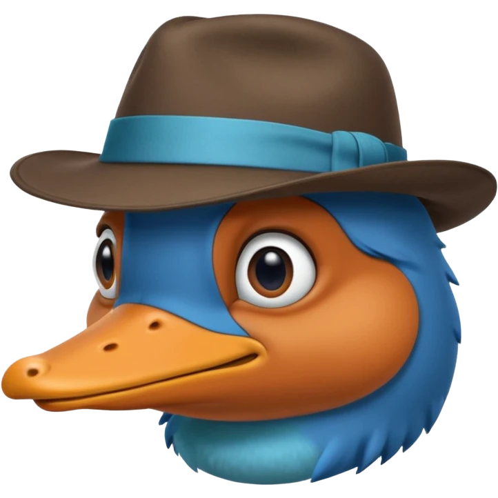 Perry the platypus emoji