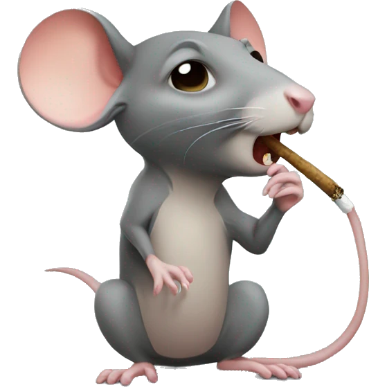rat smoking  emoji