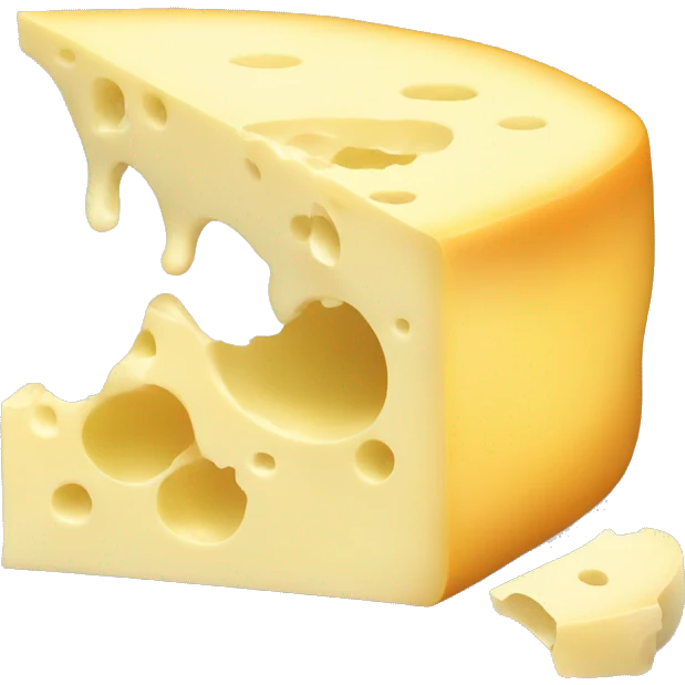 Foot eating cheese emoji