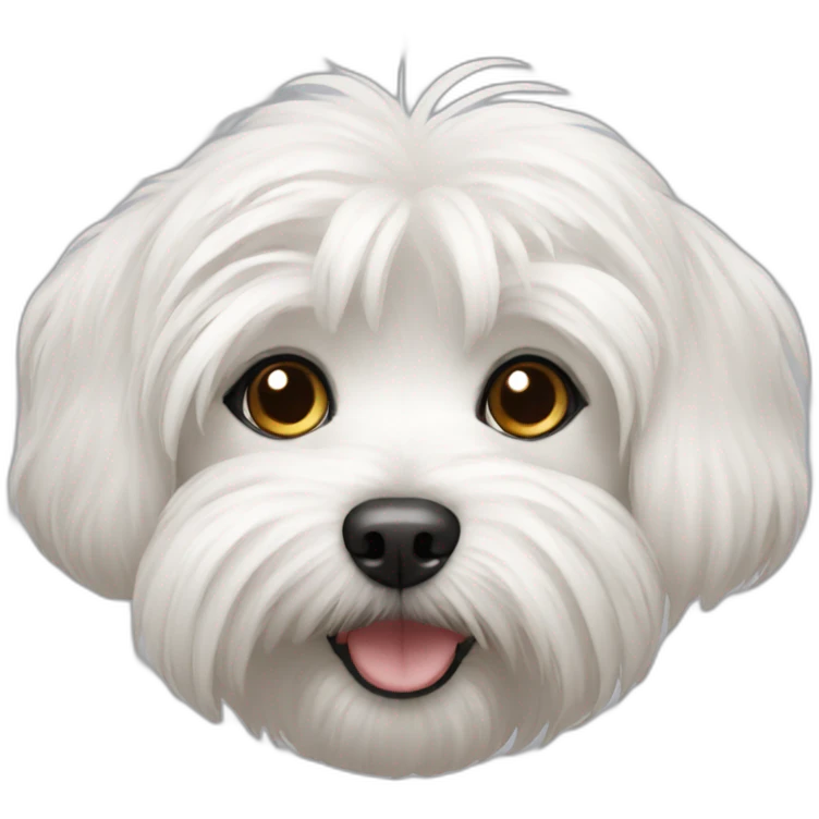 Maltese dog emoji