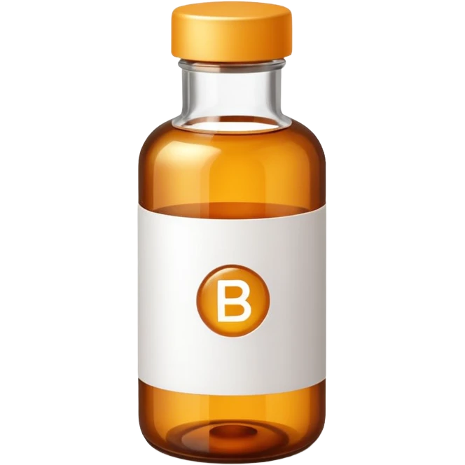 Vitamin b6 in a bottle emoji