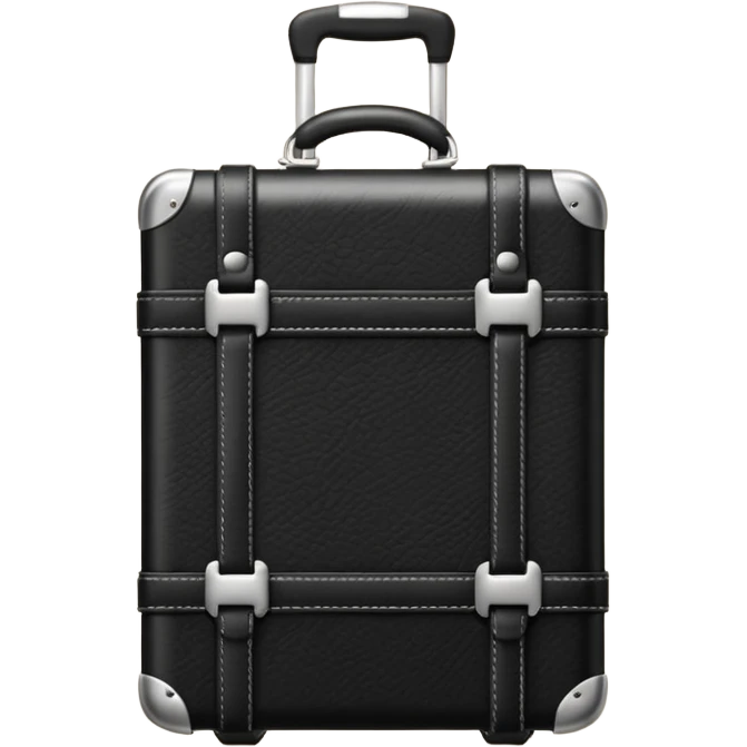 black vacation case emoji
