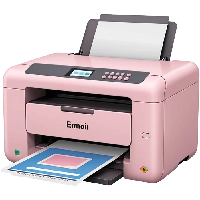 Light Pale Pink Multi-function printer) emoji
