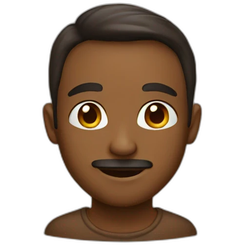 brown ha emoji