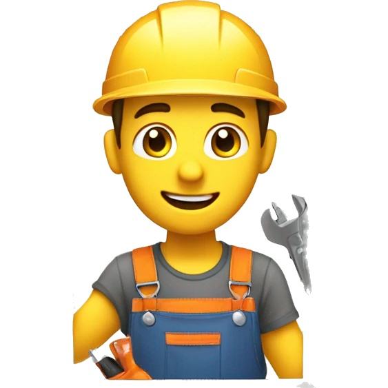 repairman repairing a window emoji