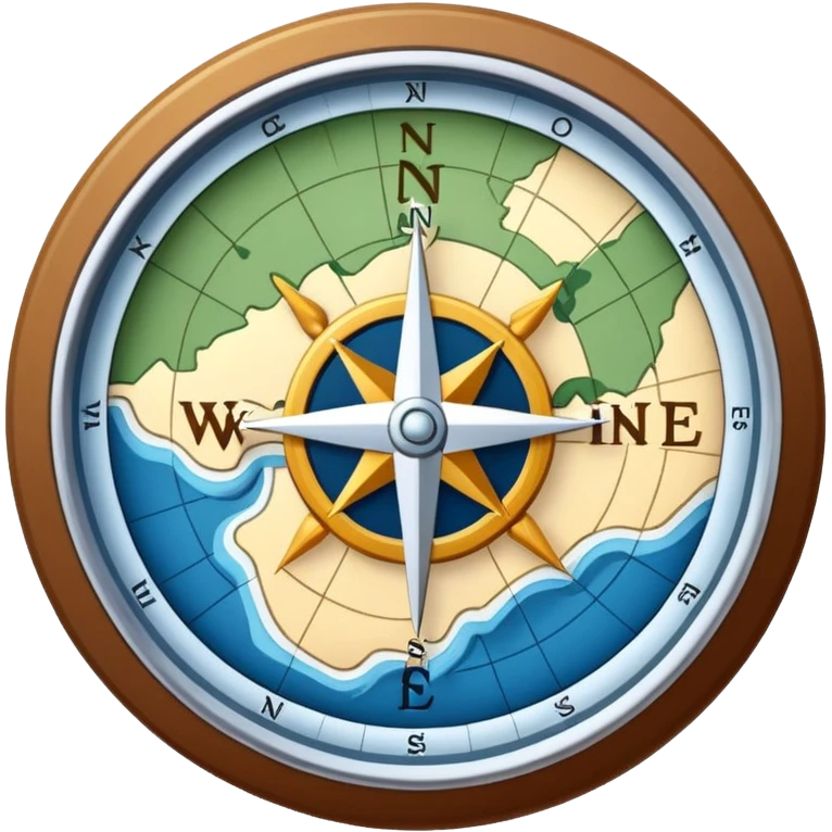 Map for hiking emoji