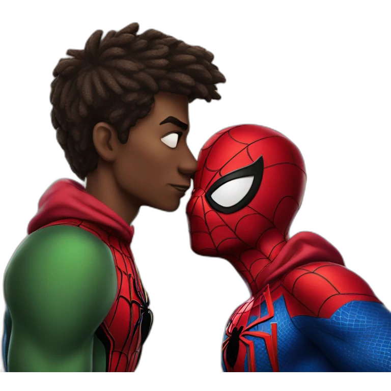 spider-man-kissing emoji