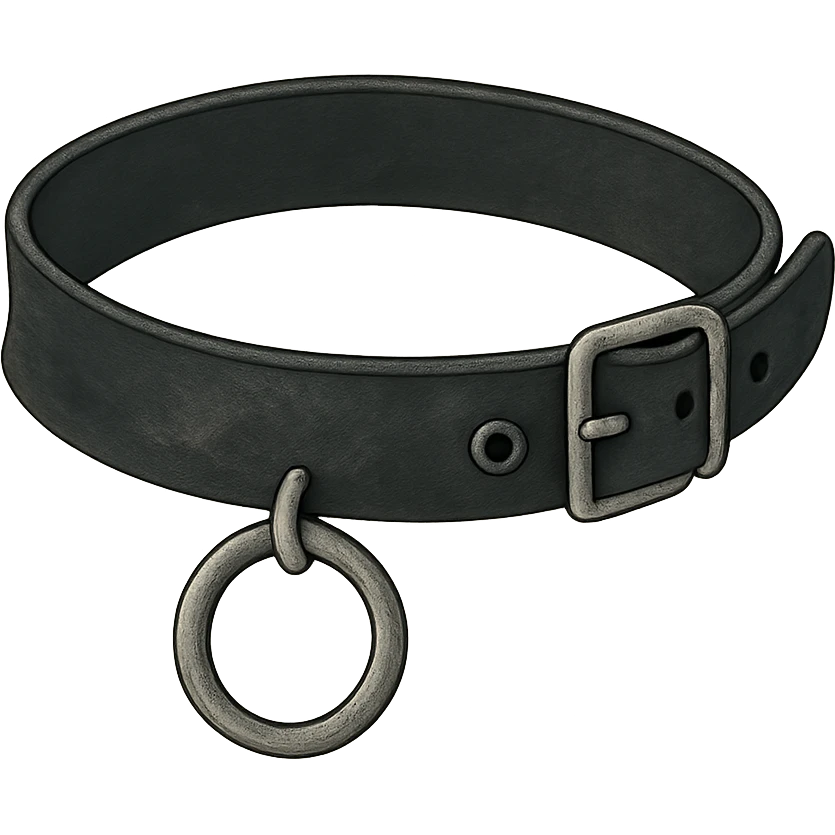 Black goth  Choker emoji
