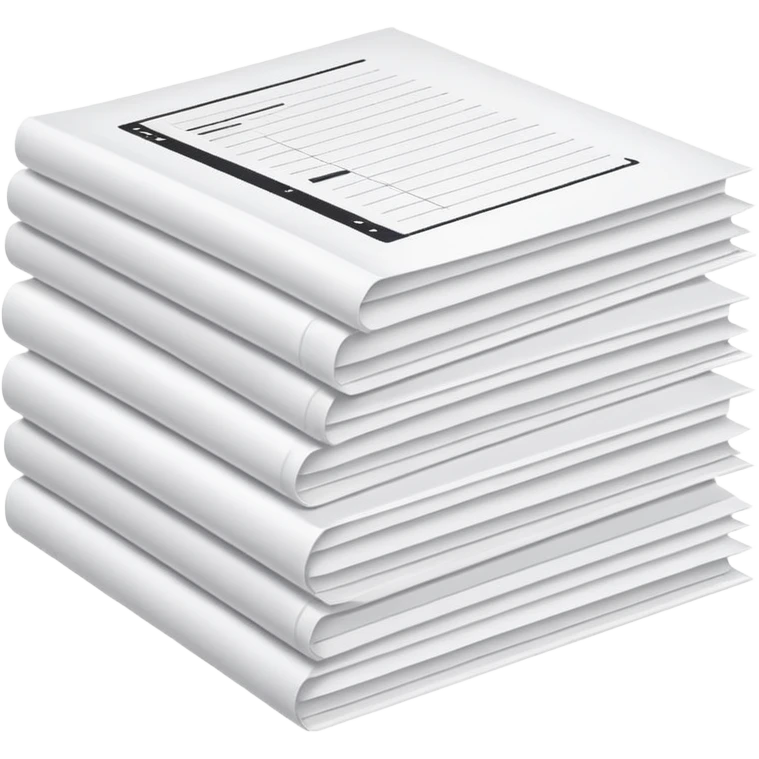 white papers with text emoji