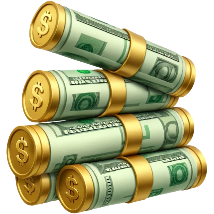 money in tubes emoji