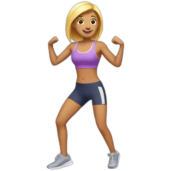 Moji fitness emoji