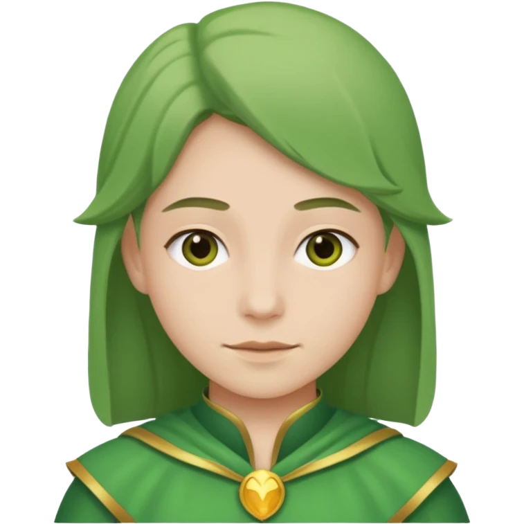 green costume emoji