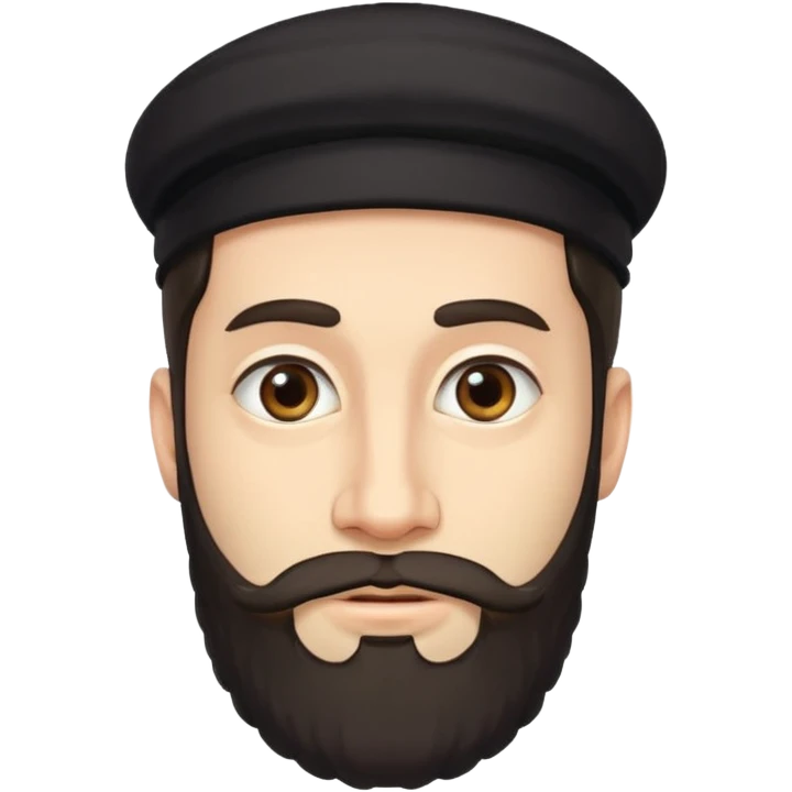 Orthodox Jewish male face emoji