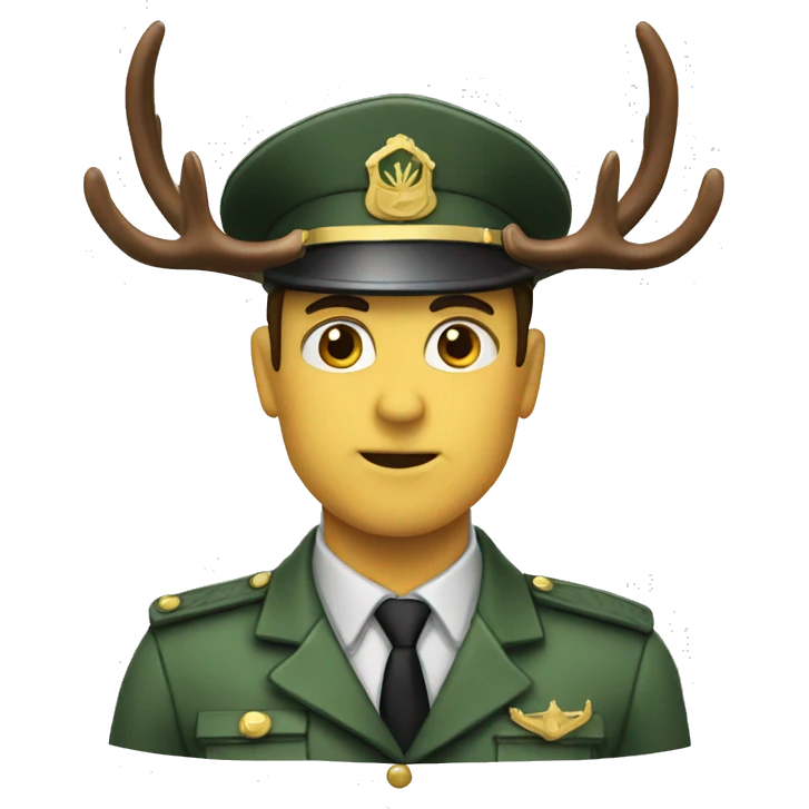 cerf corps entier emoji