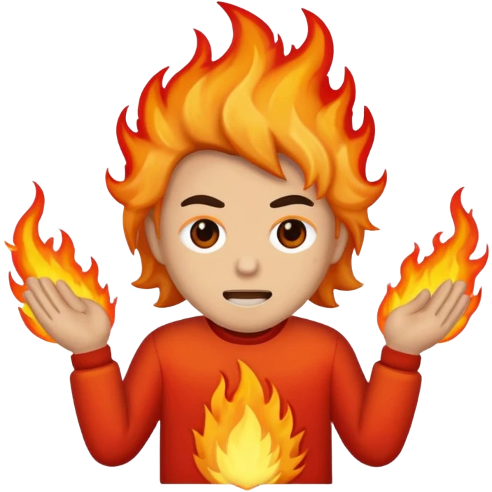 Can you make a banner that says Michael the killer on fire? emoji