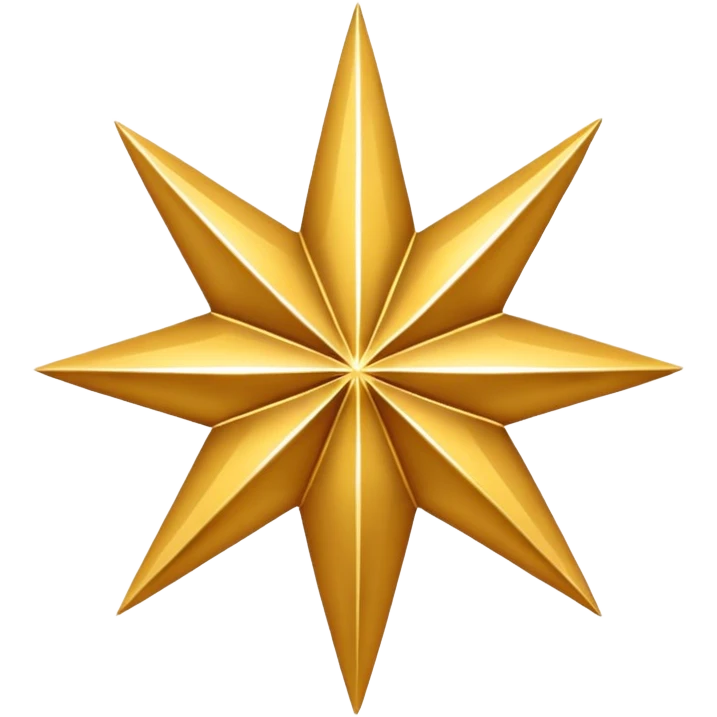 eight-pointed star emoji