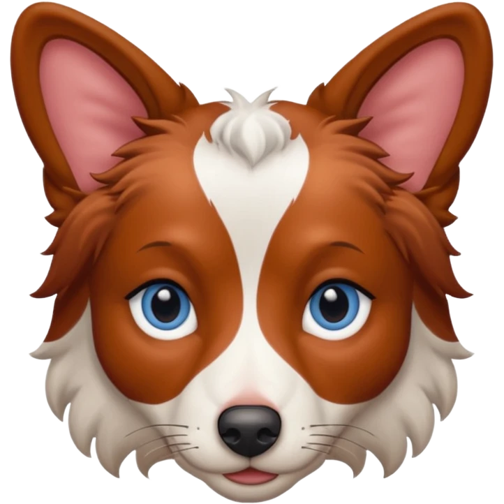 Berger australien rouge merle yeux bleus emoji