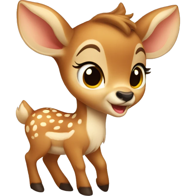 Baby disney deer emoji