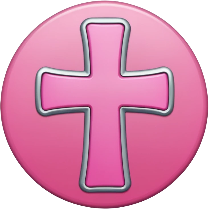 mac os icon pink cross join add emoji