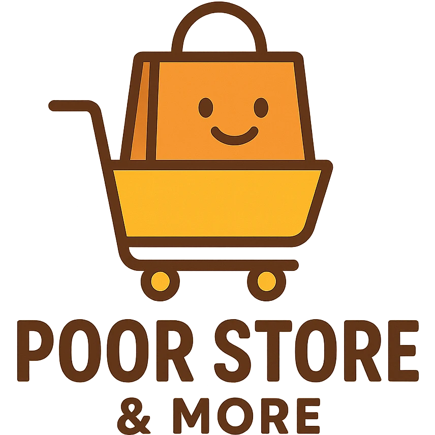 Convince store named Poor Store & More emoji
