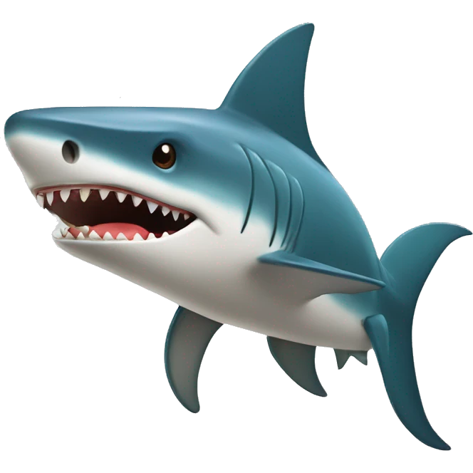 Tiburón con sombrero emoji