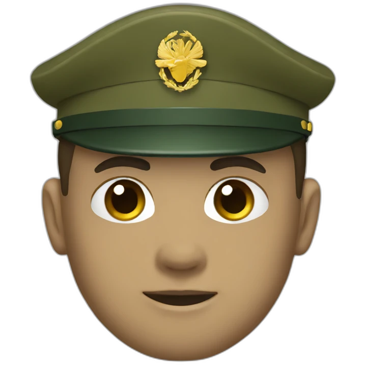 Military uniform emoji