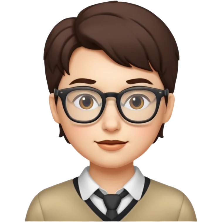 Sexy nerd emoji
