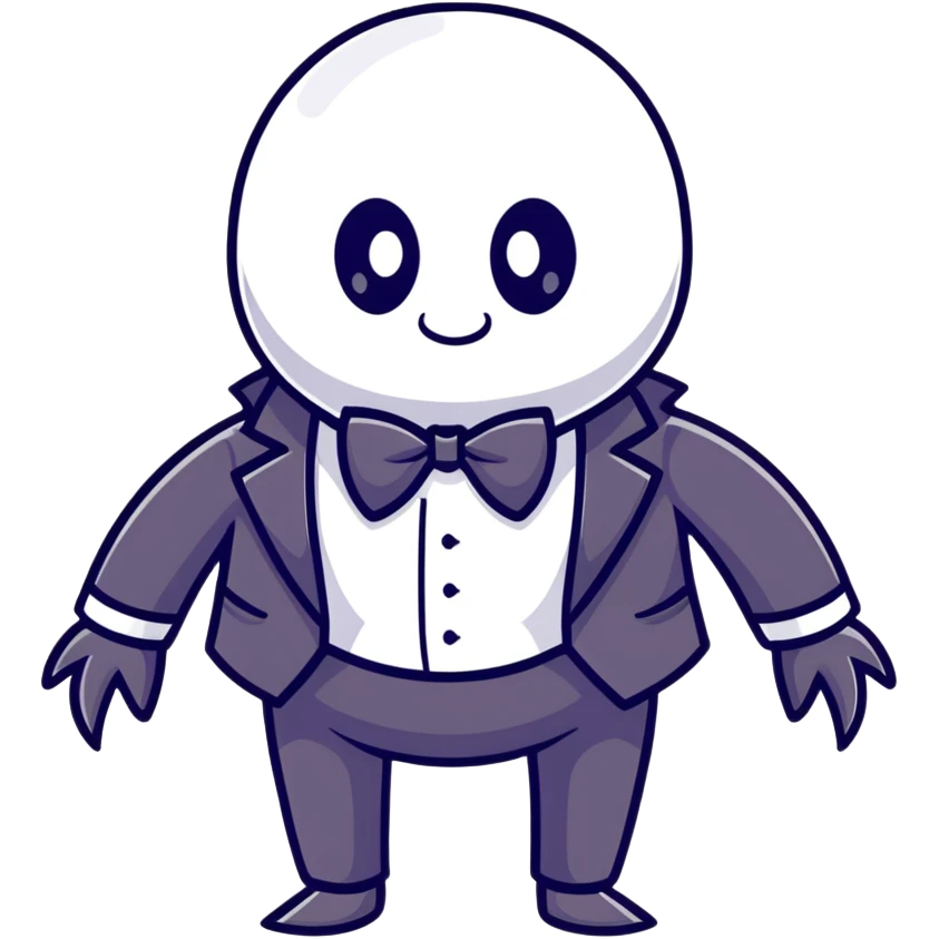 spider in a tuxedo emoji