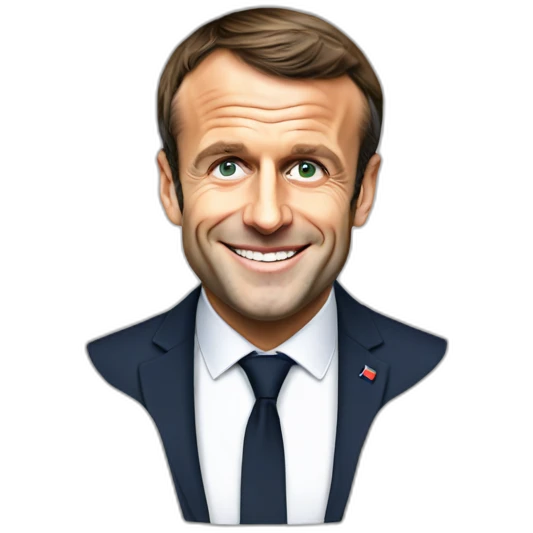 Emmanuel Macron heureux emoji