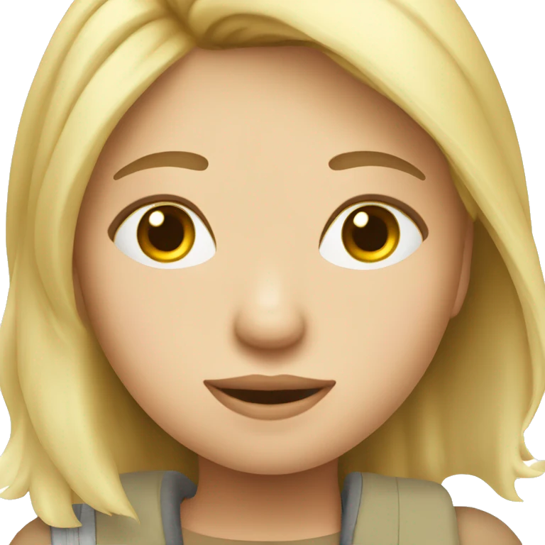 Blond girl flying Bangkok to singapore  emoji