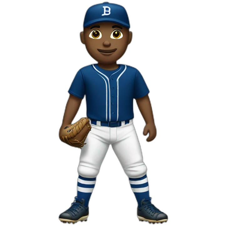 white baseball player with knee socks emoji