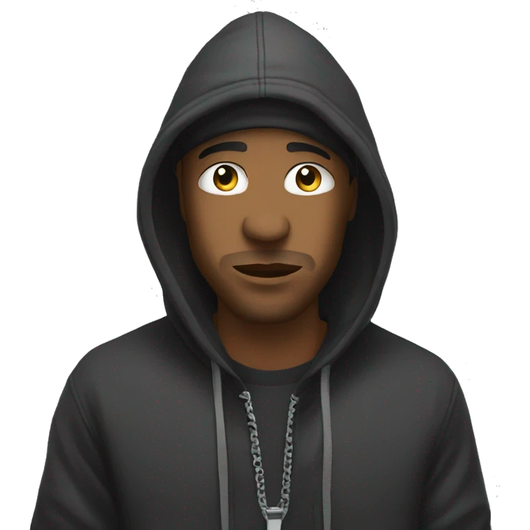 Le rappeur Houdi emoji