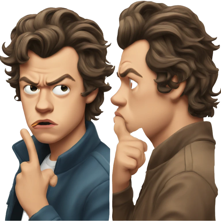 Harry styles pouting emoji