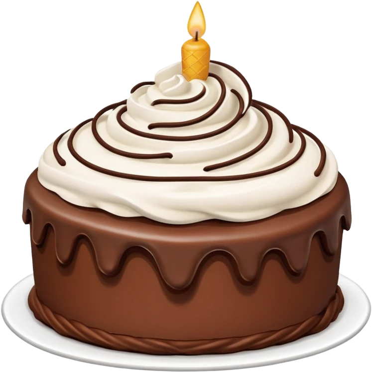birthday cake with suggestive shape, humorous and cheeky emoji
