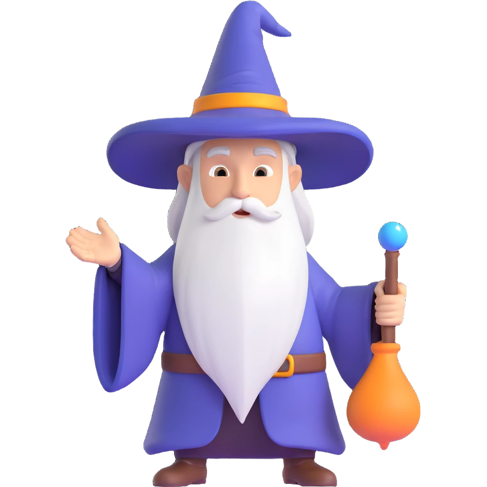 black wizard emoji