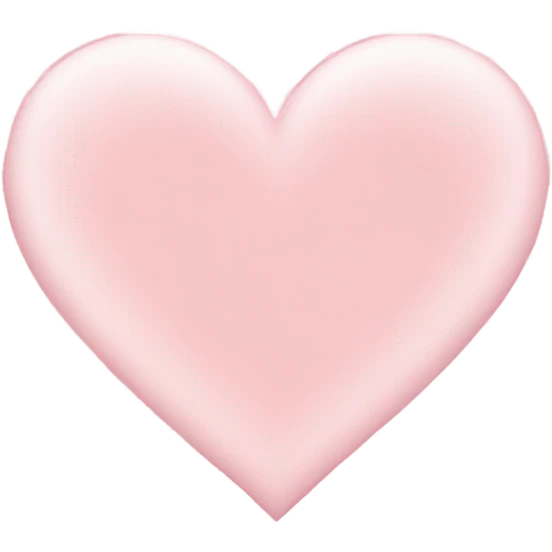 Heart Light pink emoji